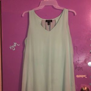 An A. Byer knee length blue dress